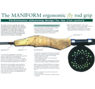 Maniform fly rod cork handle